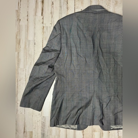 Lauren Ralph Lauren Blazer Jacket Men's 42R Gray Classic Checked - Picture 8 of 10